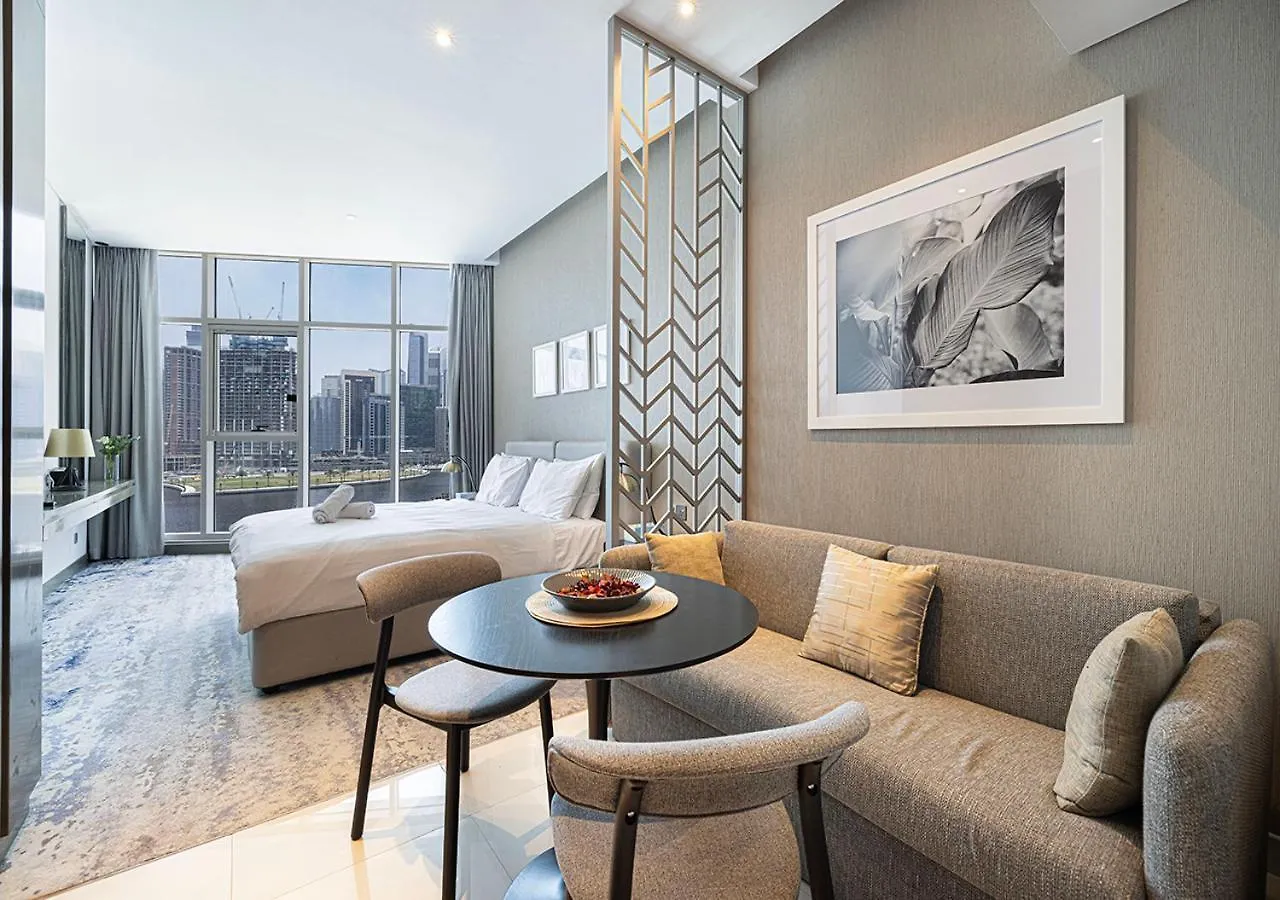 Lux Studio In Downtown - Damac Maison Prive - Near Burj Khalifa Dubai