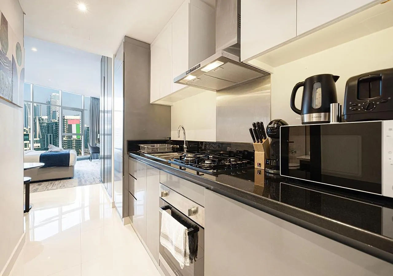 Lux Studio In Downtown - Damac Maison Prive - Near Burj Khalifa Dubai