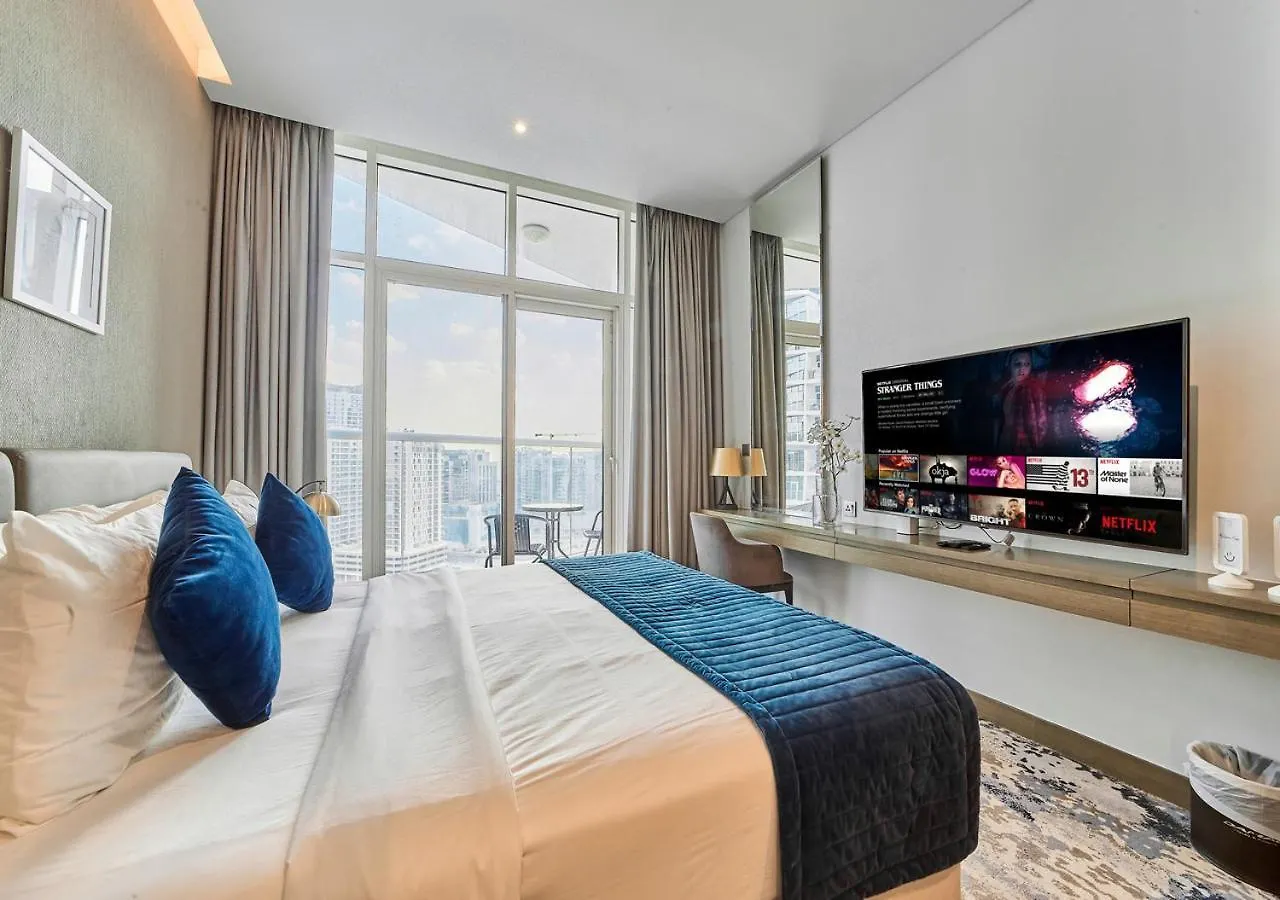 Apartment Lux Studio In Downtown - Damac Maison Prive - Near Burj Khalifa Dubai